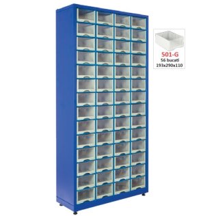 Dulap metalic fara usi cu 56 cutii Seria CKG-501galben