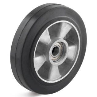 Roata cauciuc elastic transpaleti, WLL=400 kg, D=200 mm
