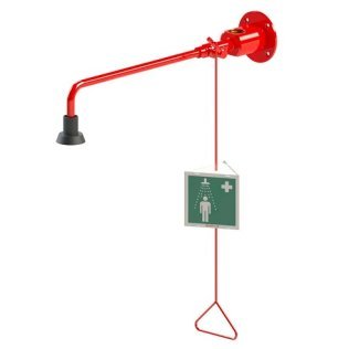 Dus decontaminare corporal cu fixare pe perete DVGW 5/4"