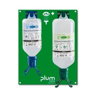 Statie de perete cu doua flacoane solutie oculara DUO 500+1000 ml