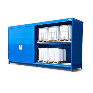 Container SC 2 K 715 pentru depozitare butoaie 200 litri si IBC-uri