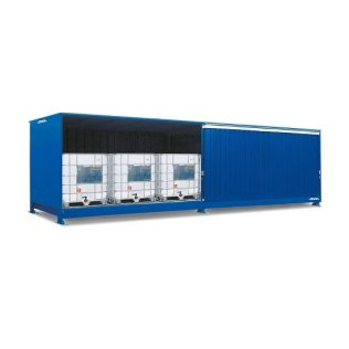 Container SC 1 K 715 pentru depozitare butoaie 200 litri si IBC-uri
