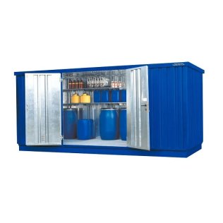 Container WHG 250 pentru depozitare recipiente mici si butoaie 200 litri