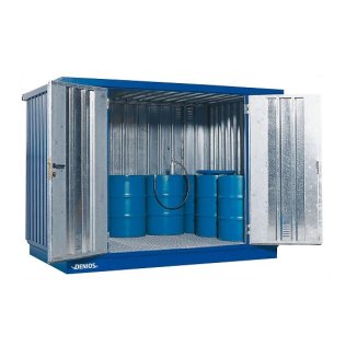 Container WHG 320 pentru depozitare recipiente mici si butoaie 200 litri