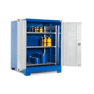 Dulap SteelSafe D4 depozitare recipiente mici usi batante