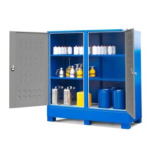 Dulap SteelSafe D2 depozitare recipiente mici usi batante