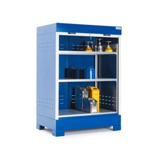 Dulap SteelSafe D2 depozitare recipiente mici usa tip rulou