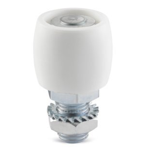 Rola poliamida bombata ghidaj poarta cu sina, WLL=125 kg, D=52 mm