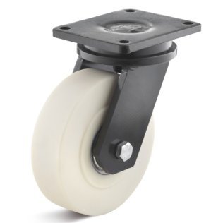 Roata poliamida turnata carcasa pivotanta seria HS-GPA, WLL=1250 kg, D=100 mm