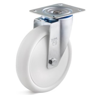 Roata polipropilena, protectie rulment, carcasa pivotanta, WLL=350 kg, D=200 mm