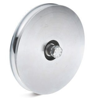 Roata rulare otel canelura forma V, rulment cu bila, WLL=500 kg, D=120 mm