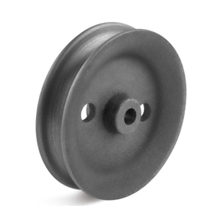 Roata pentru cablu din fonta, rulment de alunecare, WLL=22 kg, D=80 mm