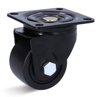 Roata poliamida, janta poliamida, carcasa pivotanta, WLL=500 kg, D=65 mm