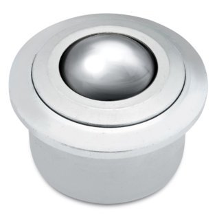 Rola de transfer cu guler, otel plin zincat, bila INOX, WLL= 350 kg