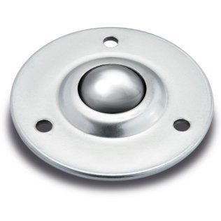 Rola de transfer cu flansa, carcasa INOX, bila INOX, WLL=55 kg