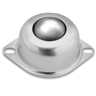 Rola de transfer cu flansa inferioara, carcasa INOX, bila INOX, WLL=55 kg