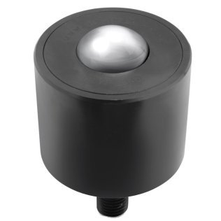 Rola de transfer Heavy Duty cu tija filetata, carcasa din otel calit, bila otel, WLL=320 kg