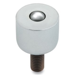 Rola de transfer MINI carcasa cilindrica din otel, bila otel, WLL= 70 kg