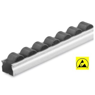 Sina de rulare cu rotite ESD RU-NHL-XL, T=50 mm, L=1000 mm