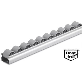 Sina de rulare RU-NVA-XL, rotite gri, T=66 mm, L=4500 mm