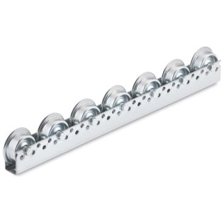 Cale de rulare US-SR20 roata cu guler tabla otel rulment cu bile, T=75 mm