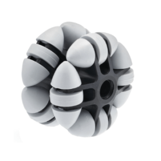 Rotita dubla multidirectionala tip ASR pentru sina de rulare, D=60 mm, WLL=20 kg