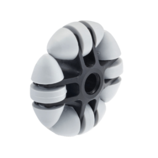 Rotita multidirectionala tip ASR pentru sina de rulare, D=50 mm, WLL=5 kg