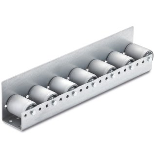 Cale de rulare paleti NR110-3 rola otel cu furtun protectie PVC, T=208 mm