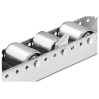 Blocator revers N-RU pentru cale rulare paleti role ∅60x68mm