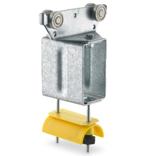 Carucior sina C tip B de antrenare cablu plat E30, l1=125 mm