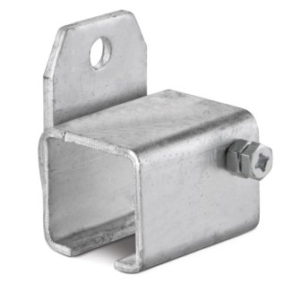Suport sina C cu placa sudata lateral E40