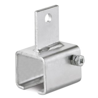 Suport sina C cu placa sudata central-longitudinal E40