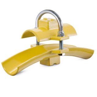 Suport cablu rotund Ø63 mm aluminiu cu etrier sistem sina C