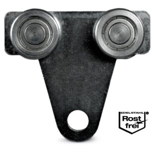 Carucior transport cu ochet sina C din INOX H40