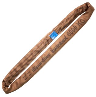 Chinga textila circulara de ridicare SpanSet Twintex 6000kg, L=4000 mm