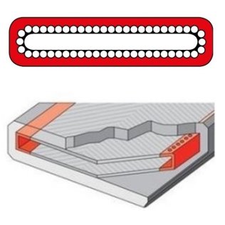Protectie antitaiere chingi textile cu urechi SF-2 90/1000 mm