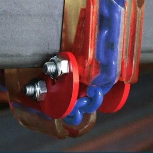 Protectie lant de ridicare cu articulatie SK-K, latime protectie=20 mm