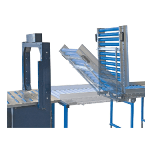 Usa rabatabila cu balamale conveior gravitational LIGHT DUTY, latime 500 mm