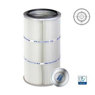 Cartus filtrant pentru praf viledon LP Pro montare Twist&Fix debit 130 m³/h