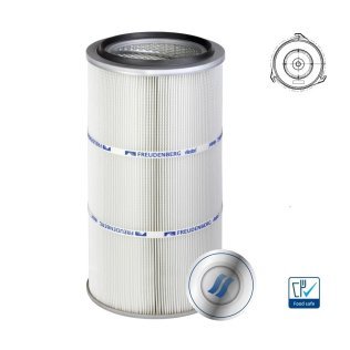 Cartus filtrant pentru praf viledon LP Pro montare Twist&Fix cu carlige debit 260 m³/h