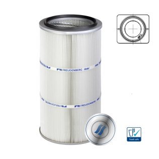 Cartus filtrant pentru praf viledon LP Pro montare cu flansa debit 670 m³/h