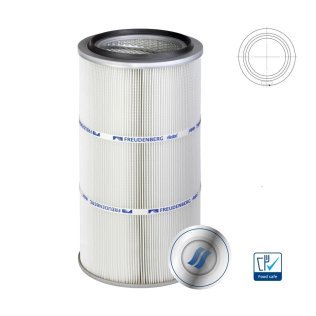 Cartus filtrant pentru praf viledon LP Pro montare DIN deschis debit 1500 m³/h