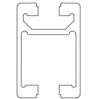 Profil aluminiu standard industrial 30x45 Seria 2, Sistem 30 Canal 8, Profil special