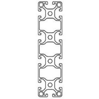 Profil aluminiu compatibil ITEM 40x160 Sistem 40 LIGHT canal 8