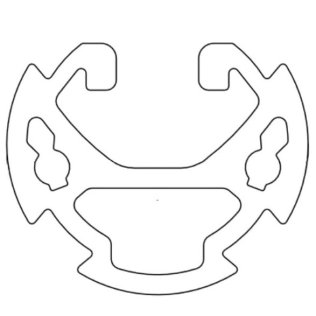 Profil aluminiu rotund compatibil ITEM Sistem 30 Canal 8, Ø30mm