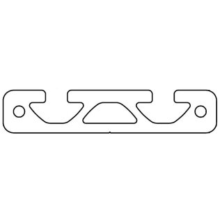 Profil aluminiu compatibil ITEM 16x80 Sistem 40 canal 8