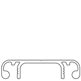 Profil aluminiu compatibil ITEM, Capac canal I KK40D 40x9.5mm Lungime=3000mm