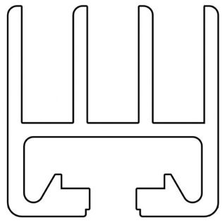 Profil aluminiu standard industrial 45x45 Seria 2, Sistem 45 Canal 10, Profil special