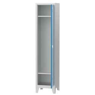 Vestiar metalic cu 1 usa si 2 rafturi 420x400x1850mm