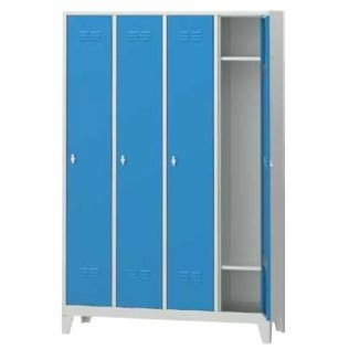 Vestiar metalic cu 4 usi si 8 rafturi 1200x400x1850mm